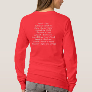 Ladies Jesus Name above all names Pullover
