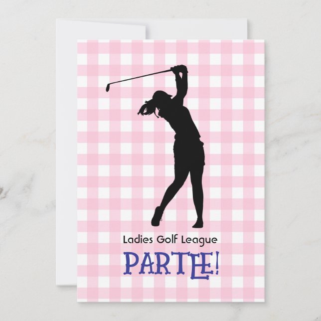 Ladies League Celebration Invitation (Front)