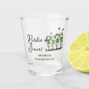 Ladies League Golf Club Member Birdie Shot Glass
