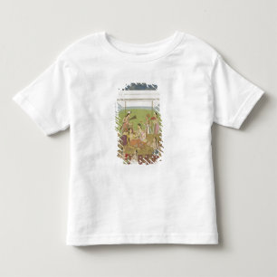 Ladies listening to music in a garden, from the Sm Toddler T-Shirt