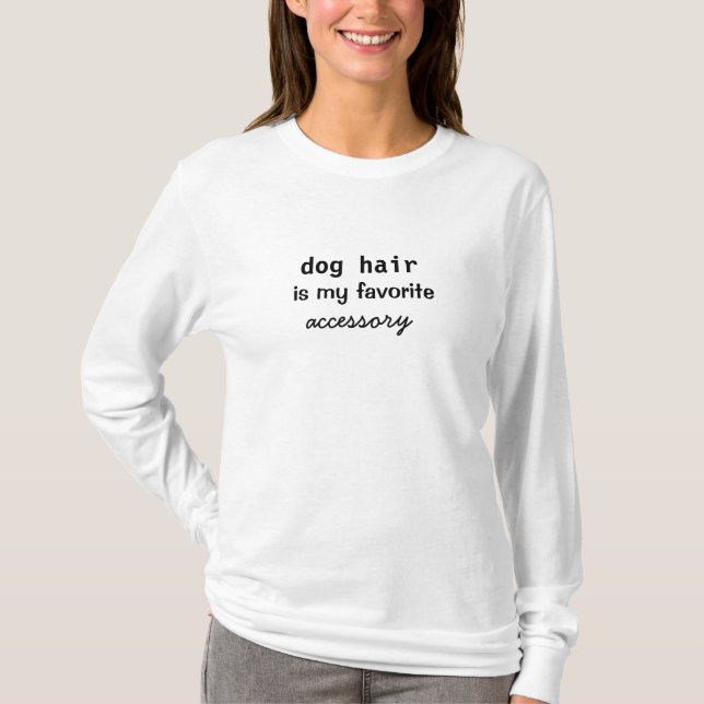 ladies long sleeve dog shirt (Front)