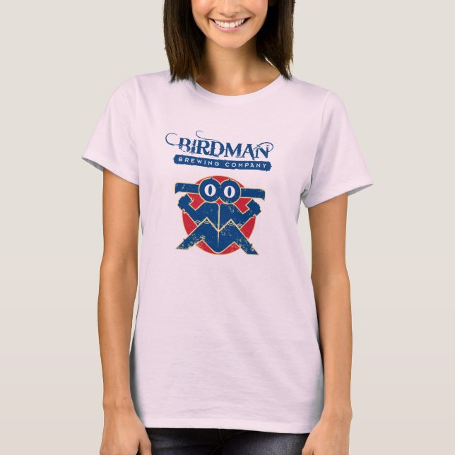 Ladies Long Sleeve (Fitted) - Birdman Brewing T-Shirt (Front)