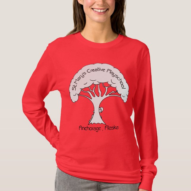 Ladies Long Sleeve Shirt (Front)