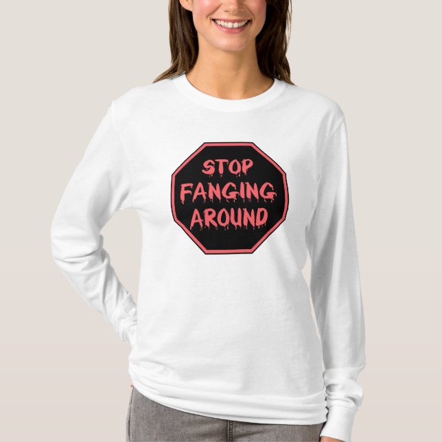 Ladies Long Sleeve T-Shirt (Front)