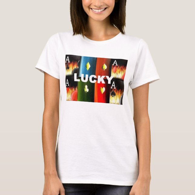 Ladies - LUCKY POKER TANK TOP (Front)