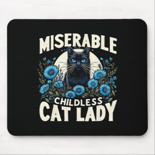Ladies Miserable Childless Cat Lady Us Election Da Mouse Mat