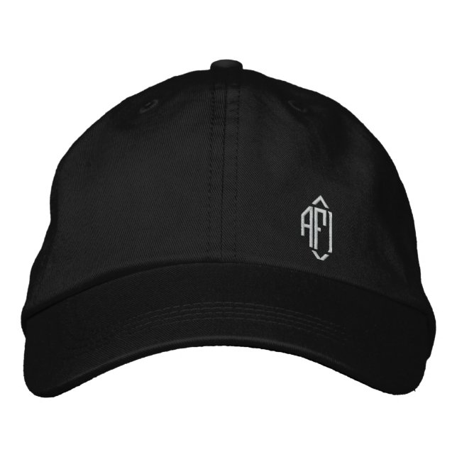 Ladies Monogrammed Embroidered Hat (Front)