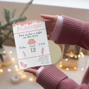 Ladies Night Bachelorette Invitation