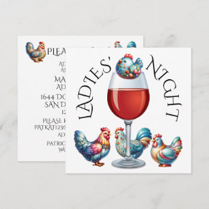 LADIES' NIGHT, etc. Invitation