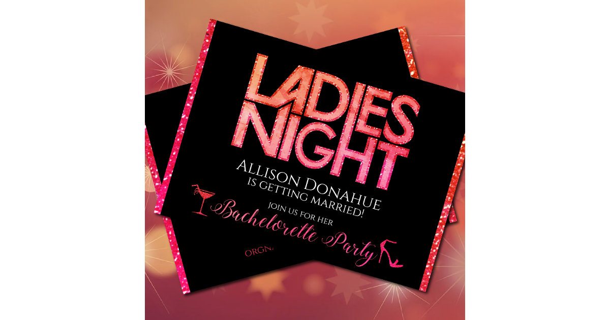 Ladies Night Invitation | Zazzle