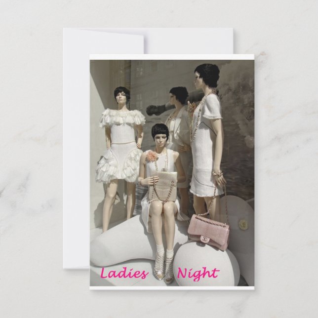 "Ladies Night" invitation (Front)