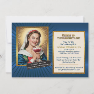 Ladies Night – Naughty Virgin Mary Bar Crawl  Invitation