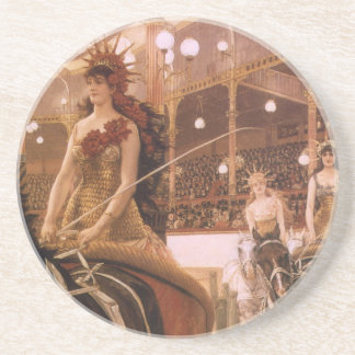 Ladies of the Cars (aka Circus) by James Tissot Coaster