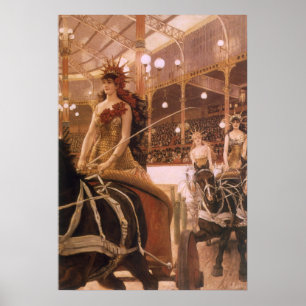 Ladies of the Cars (aka Circus) by James Tissot Poster