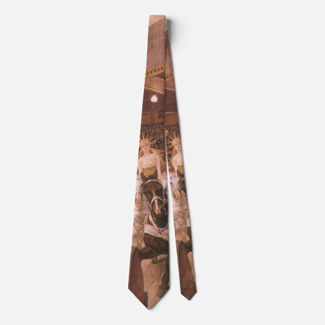 Ladies of the Cars (aka Circus) by James Tissot Tie (Front)