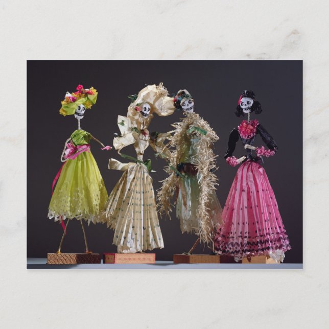 Ladies of the Day of the Dead, from Oaxaca Postcard (Front)