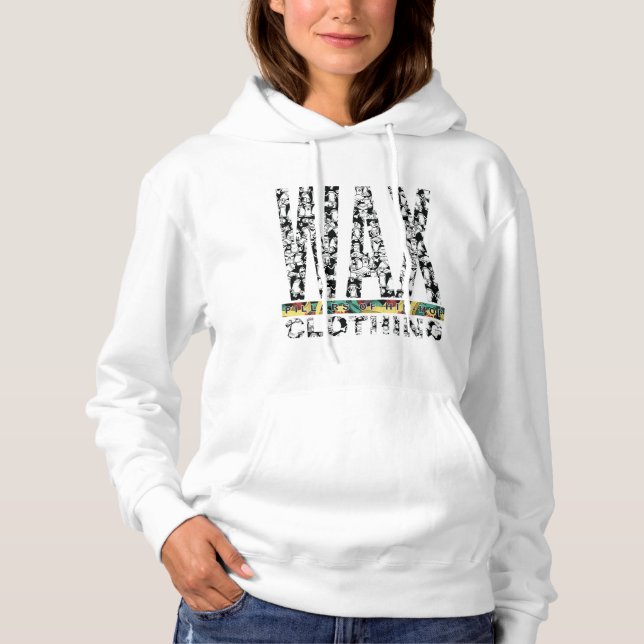 Ladies Old school hip hop hoodie - Wax clothing (Front)
