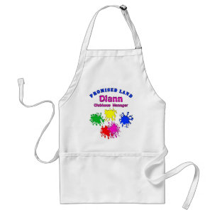 Ladies Paintball Aprons with Paintball Splatters