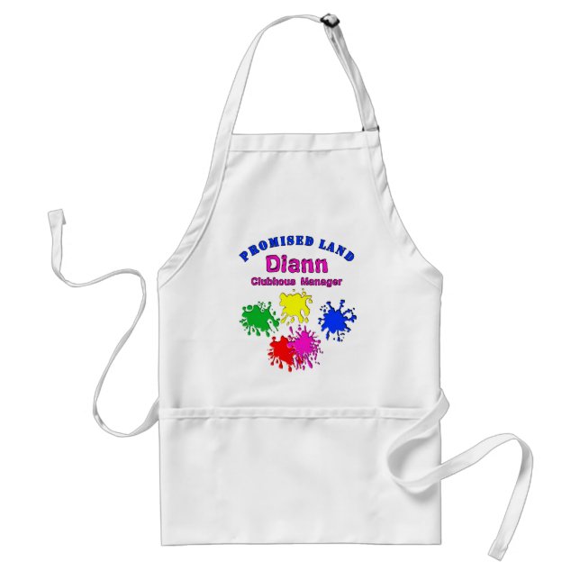 Ladies Paintball Aprons with Paintball Splatters (Front)