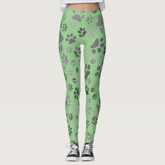 Ladies Paw Print Leggings