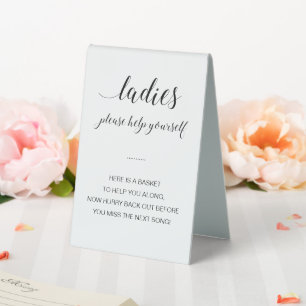 Ladies Personal Products Bathroom Basket Wedding