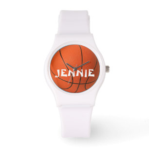 Ladies Personalised Sporty Basketball Watch