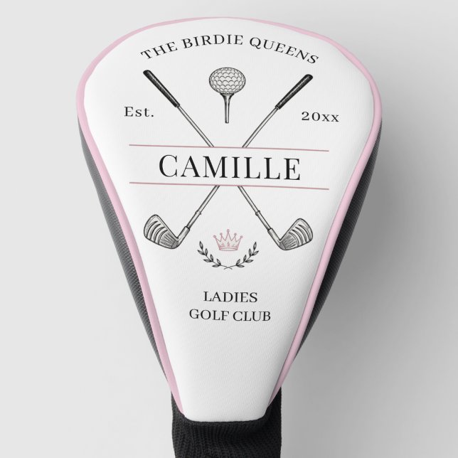 Ladies Pink Golf Group Name Head Cover (Creator Uploaded)