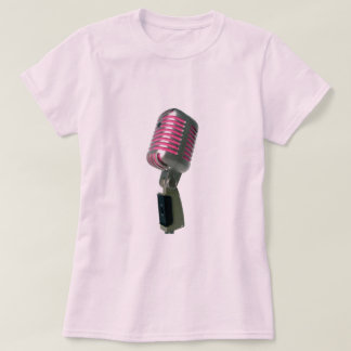 Ladies - Pink Mic T-Shirt
