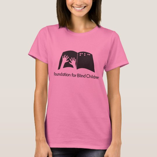 Ladies pink tee with FBC logo