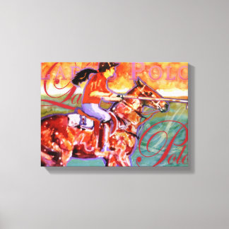 Ladies Polo Canvas Print