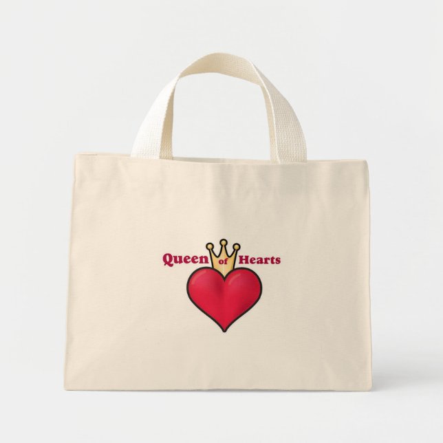 LADIES QUEEN OF HEARTS HANDBAG (Front)
