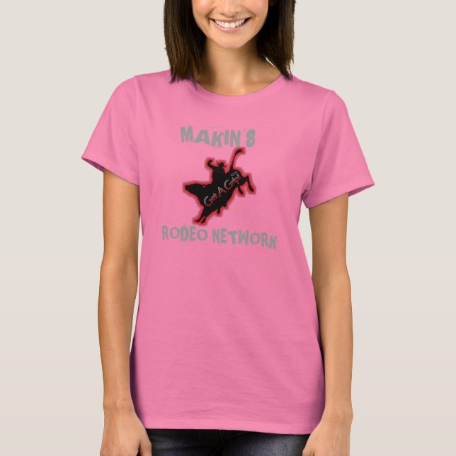Ladies Short Sleeve ROdeo Network T-Shirt (Front)