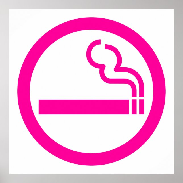Ladies Smoking Area 喫煙女性 Japanese Sign (Front)