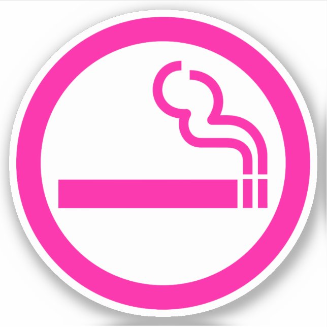 Ladies Smoking Area 喫煙女性 Japanese Sign (Front)