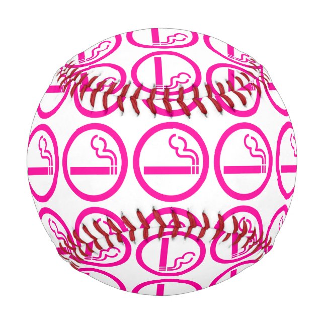 Ladies Smoking Area 喫煙女性 Japanese Sign Baseball (Front)