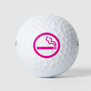 Ladies Smoking Area 喫煙女性 Japanese Sign Golf Balls