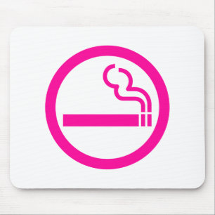 Ladies Smoking Area 喫煙女性 Japanese Sign Mouse Mat