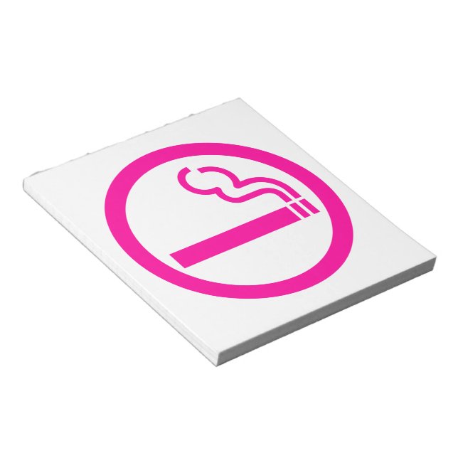 Ladies Smoking Area 喫煙女性 Japanese Sign Notepad (Angled)