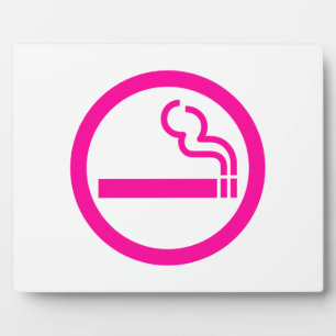 Ladies Smoking Area 喫煙女性 Japanese Sign Plaque