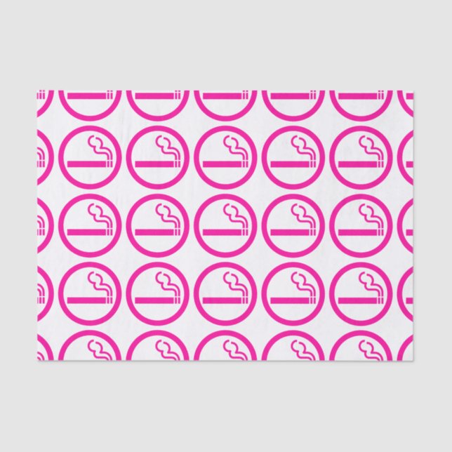 Ladies Smoking Area 喫煙女性 Japanese Sign Tissue Paper (Front)