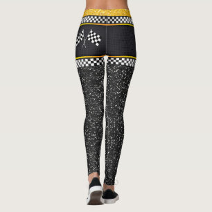 Ladies Start Your Engines Pop Fashion Leggings