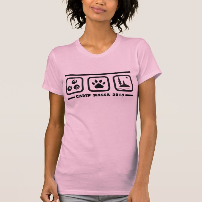 Ladies Summer Camp T-shirt (Front)