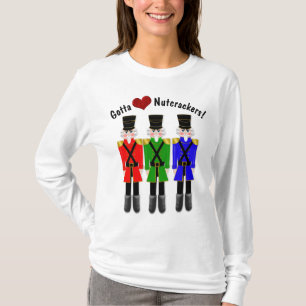 Ladies T-Shirt, Long Sleeve, Love Nutcrackers, T-Shirt