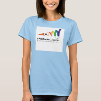 Ladies, T-Shirt, white/red T-Shirt