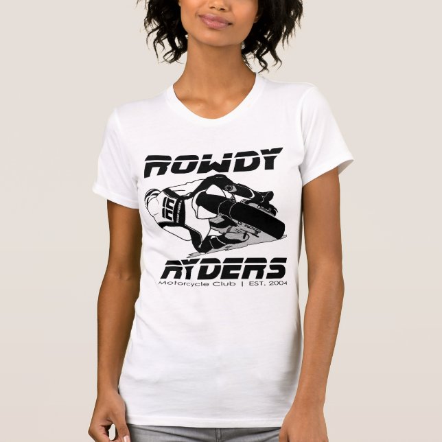 Ladies Tank Top in White/Black logo (Front)
