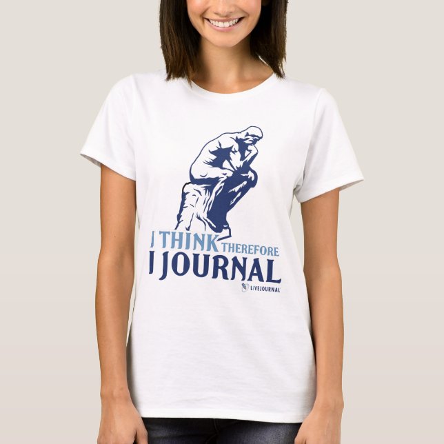 Ladies Tanks (I Think, Therefore I Journal) (Front)
