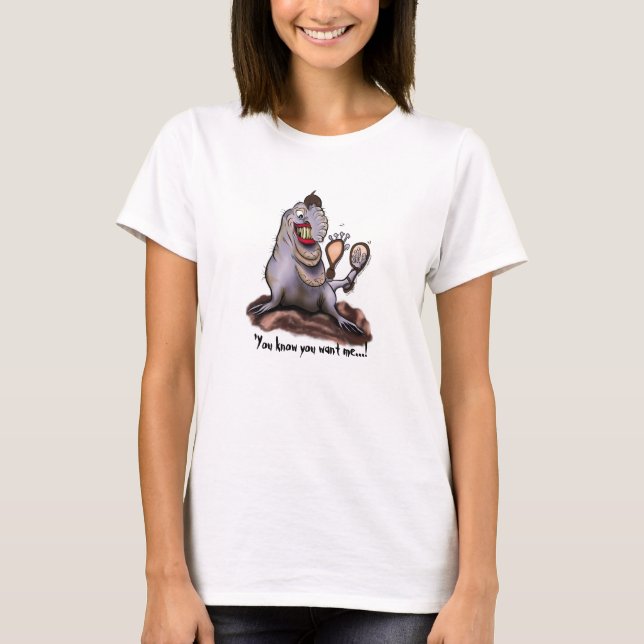 Ladies Tee Shirt, Humour (Front)