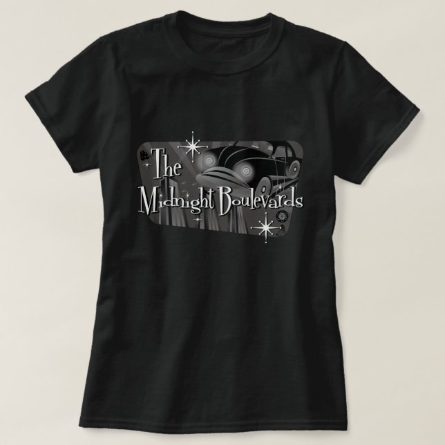 Ladies The Midnight Boulevards T-Shirt (Design Front)