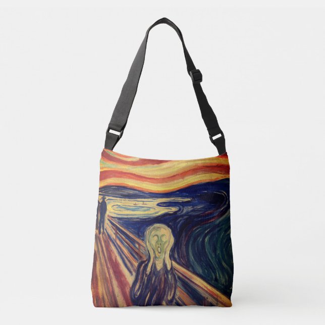 Ladies Tote Bag with Munch's The Scream (Front)