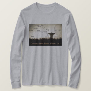 Ladies UFO Contact Long Sleeve T-Shirt